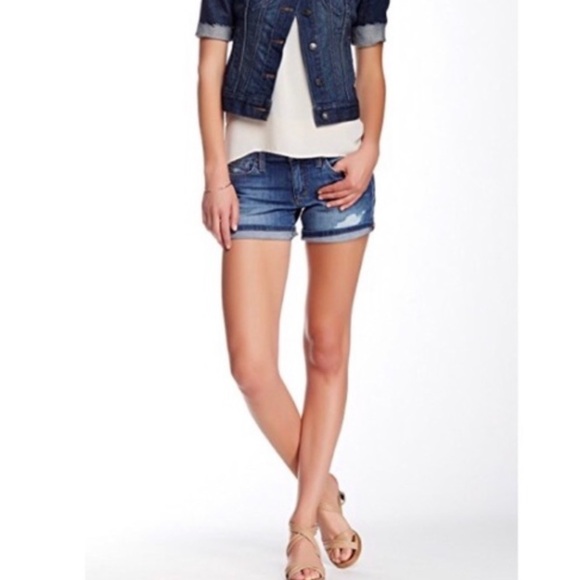 Joe’s Marylee Distressed Cuffed Denim Shorts - Picture 10 of 10